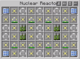 Fortgeschrittener Aufbau des Reaktors